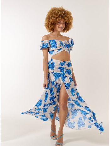 enzzo φούστα patricia - μπλε σε προσφορά