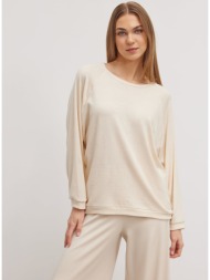 enzzo μπλούζα leon - βανίλια