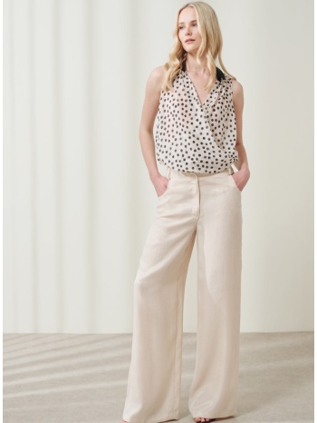 enzzo παντελόνι laila - βανίλια σε προσφορά