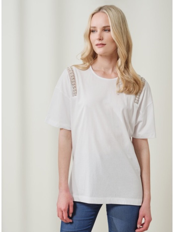 enzzo t-shirt sariah - λευκό σε προσφορά