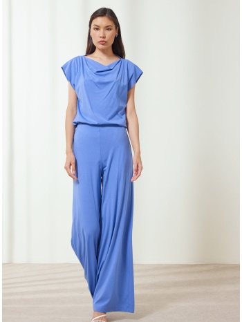 enzzo παντελόνι clarke - σιέλ σε προσφορά