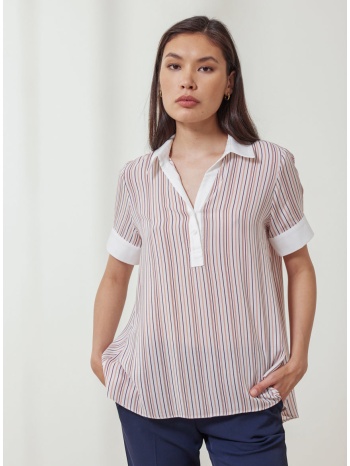 enzzo μπλούζα christa - πορτοκαλί σε προσφορά