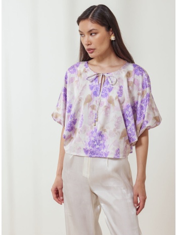 enzzo μπλούζα jezebel - λιλά σε προσφορά