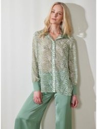 enzzo πουκάμισο aimee - aloe