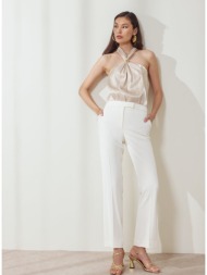 enzzo παντελόνι emmeline - εκρού