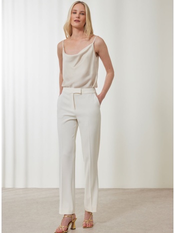 enzzo παντελόνι emmeline - βανίλια σε προσφορά