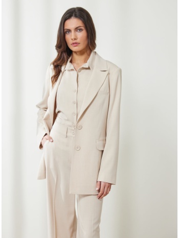 enzzo σακάκι ruby - μπεζ σε προσφορά