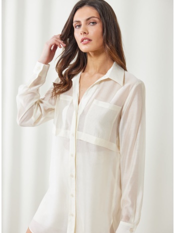 enzzo πουκαμίσα dante - βανίλια σε προσφορά