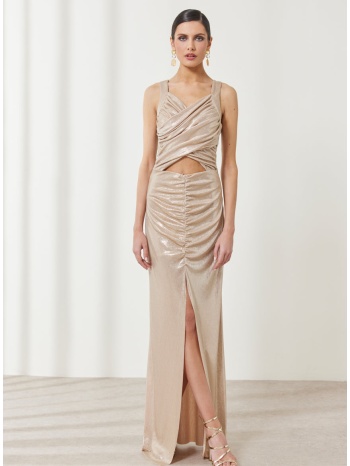 enzzo φόρεμα eliena - gold σε προσφορά