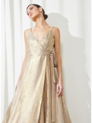 enzzo φόρεμα adrianne - gold