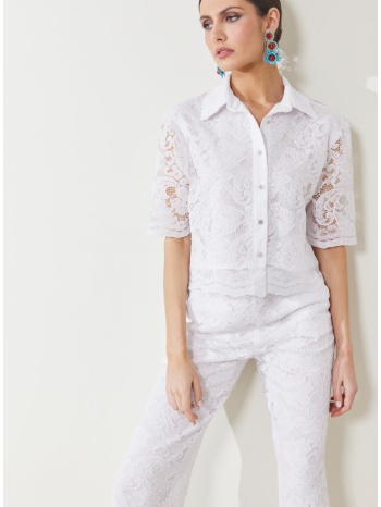 enzzo πουκάμισο belle - λευκό σε προσφορά