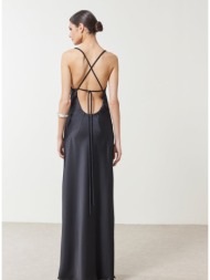 enzzo φόρεμα natasha - μαύρο