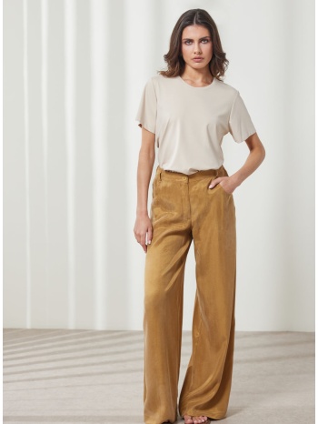 enzzo παντελόνα laila - κάμελ σε προσφορά