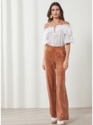 enzzo παντελόνα laila - rusty