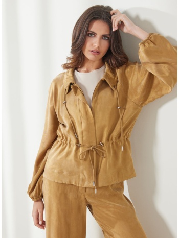 enzzo jacket laila - κάμελ σε προσφορά