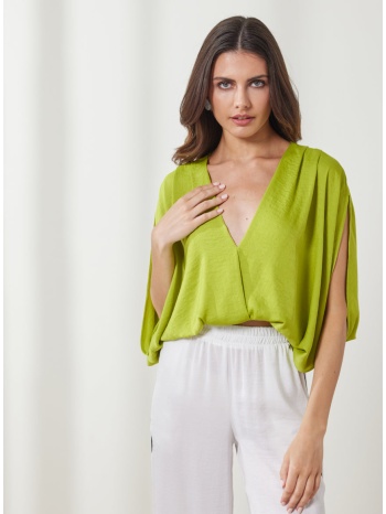 enzzo μπλούζα martha - lime σε προσφορά