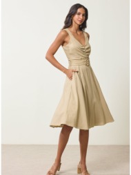 enzzo φόρεμα penelope - sand