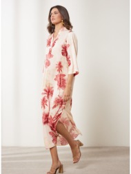 enzzo φόρεμα janet - dark coral