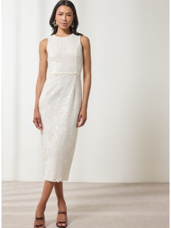 enzzo φόρεμα stellar - βανίλια σε προσφορά