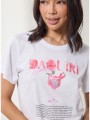 enzzo t-shirt daquiri - λευκό