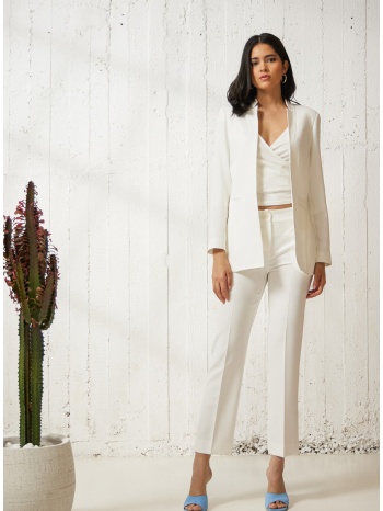 enzzo παντελόνι lily - εκρού σε προσφορά