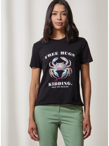 enzzo t-shirt crabby - μαύρο σε προσφορά