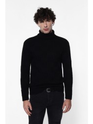 πλεκτό πουλόβερ με ζιβάγκο