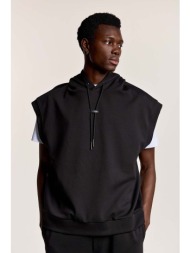 μαύρο αμάνικο φούτερ με ...