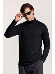 μαύρο πλεκτό ζιβάγκο