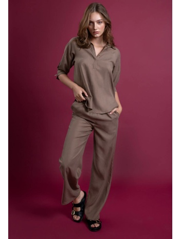 υφασμάτινο παντελόνι με λάστιχο στη μέση σε προσφορά