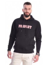 μαύρη φούτερ με κουκούλα