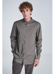 πούρο μακρυμάνικο μάο πουκάμισο