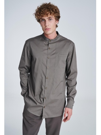 πούρο μακρυμάνικο μάο πουκάμισο