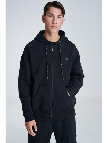 μαύρη χοντρή ζακέτα με κέντημα σε προσφορά