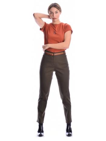 χακί υφασμάτινο παντελόνι σε προσφορά