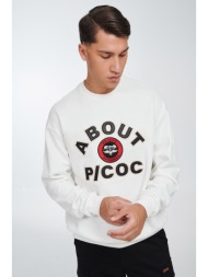 μακρυμάνικη φούτερ με κέντημα