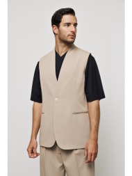 μακρύ γιλέκο μονοκούμπι