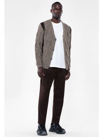 καφέ παντελόνι με κορδόνι και λάστιχο σε προσφορά