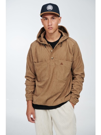 μπέζ κοτλέ hoodie σε προσφορά