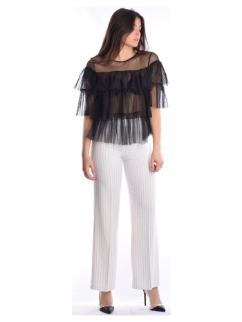 ριγέ υφασμάτινο παντελόνι σε προσφορά