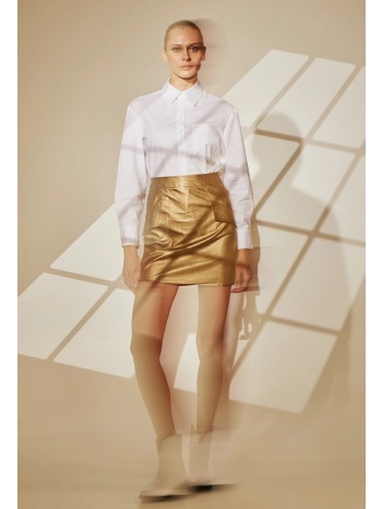 μίνι φούστα μεταλιζέ σε προσφορά