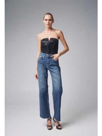 wide leg denim jeans