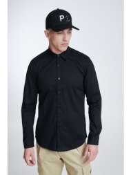 μαύρο μακρυμάνικο πουκάμισο