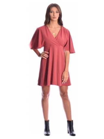 σέπια μίνι φόρεμα σε άλφα γραμμή σε προσφορά