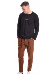 μαύρη φούτερ με χρυσό κέντημα