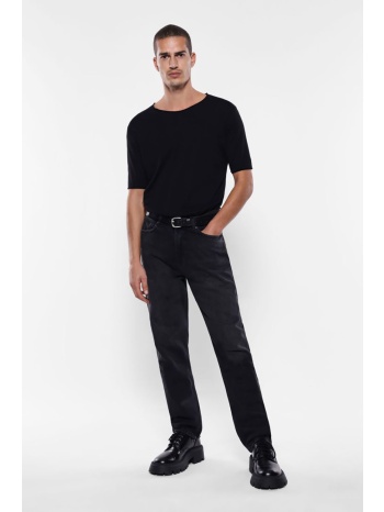 classic straight leg black jeans