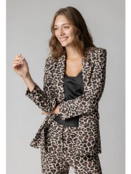 animal print blazer ...
