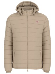 μπέζ puffer μπουφάν με ...