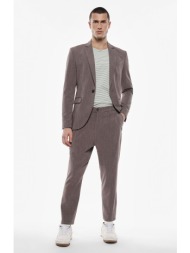 υφασμάτινο παντελόνι με αλυσίδα καφέ