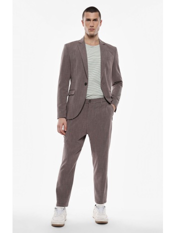 υφασμάτινο παντελόνι με αλυσίδα καφέ